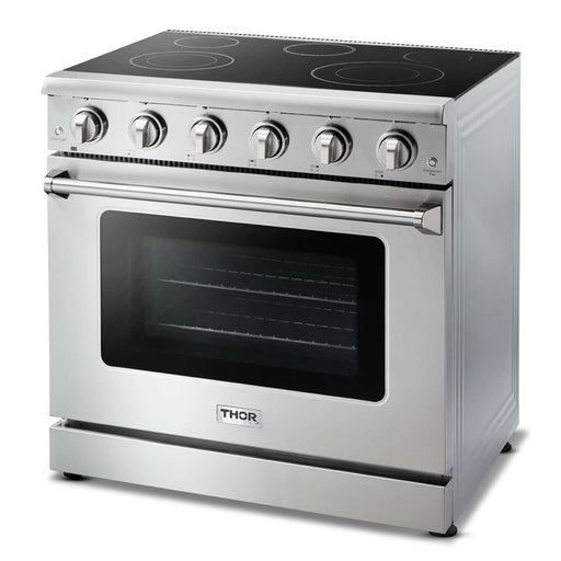 Thor Kitchen 36-Inch 6.0 cu. ft. Oven Electric Range in Stainless Steel (HRE3601) Thor Kitchen
