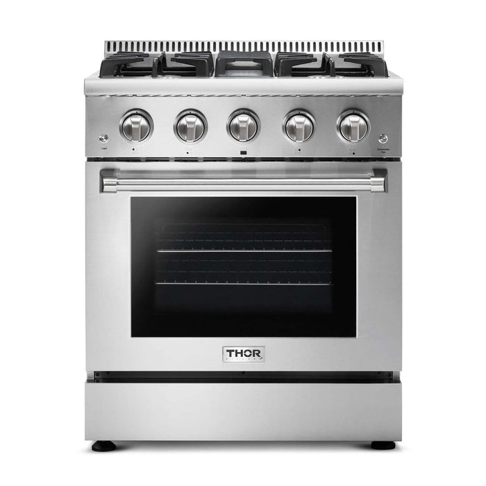 Thor Kitchen 30-Inch 4.2 cu. ft. Professional Gas Range in Stainless Steel (HRG3080U) Thor Kitchen