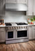 Thor Kitchen 48" Professional Gas Range With Double Oven HRG4808 in Kitchen