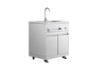 Thor Kitchen Modular Outdoor Kitchen Bar Center with Storage Tray (MK01SS304) Thor Kitchen