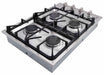 Thor Kitchen 30-Inch Professional Drop-In Gas Cooktop with Four Burners in Stainless Steel (TGC3001) Thor Kitchen