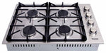 Thor Kitchen 30-Inch Professional Drop-In Gas Cooktop with Four Burners in Stainless Steel (TGC3001) Thor Kitchen