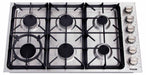 Thor Kitchen 36-Inch Professional Drop-In Gas Cooktop with Six Burners in Stainless Steel (TGC3601) Thor Kitchen