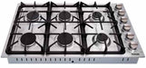 Thor Kitchen 36-Inch Professional Drop-In Gas Cooktop with Six Burners in Stainless Steel (TGC3601) Thor Kitchen
