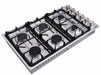Thor Kitchen 36-Inch Professional Drop-In Gas Cooktop with Six Burners in Stainless Steel (TGC3601) Thor Kitchen