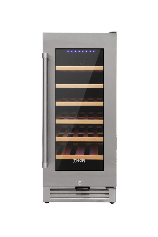 Thor Kitchen 15” Built-in Wine Cooler with 33-Bottle Capacity and Sabbath Mode (TWC1501) Thor Kitchen