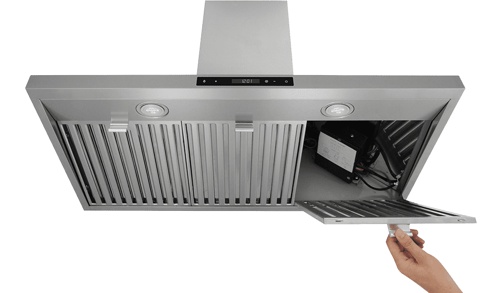 Thor Kitchen 36-Inch Wall Mount LED Light Range Hood in Stainless Steel (HRH3607) Thor Kitchen
