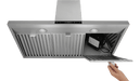 Thor Kitchen 36-Inch Wall Mount LED Light Range Hood in Stainless Steel (HRH3607) Thor Kitchen