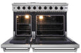 Thor Kitchen 48-Inch 6.8 cu. ft. Double Oven Gas Range in Stainless Steel (LRG4807U) Thor Kitchen