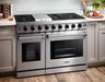 Thor Kitchen 48-Inch 6.8 cu. ft. Double Oven Gas Range in Stainless Steel (LRG4807U) Thor Kitchen