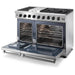 Thor Kitchen 48-Inch 6.8 cu. ft. Double Oven Gas Range in Stainless Steel (LRG4807U) Thor Kitchen