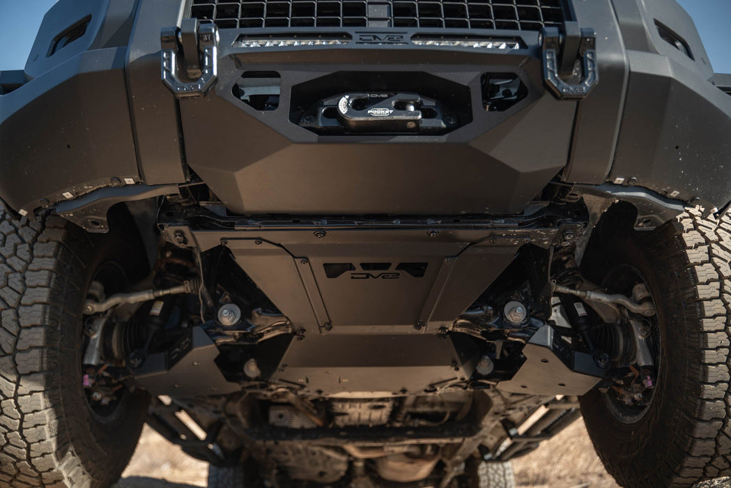 DV8 Offroad 2024-2026 Toyota Land Cruiser & 4Runner A-Arm Skid Plates – installed on vehicle, image 10 of 13