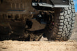 DV8 Offroad 2024-2026 Toyota Land Cruiser & 4Runner A-Arm Skid Plates – installed on vehicle, image 4 of 13