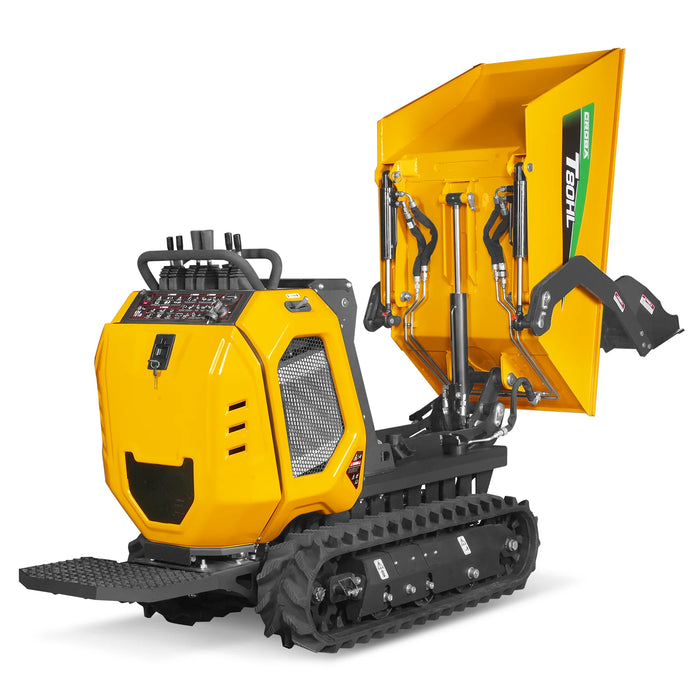 1100lb 420cc E-start Gas Engine Stand-ON Hydraulic Track Dumper Hydrau — view 14