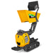1100lb 420cc E-start Gas Engine Stand-ON Hydraulic Track Dumper Hydrau — angle view