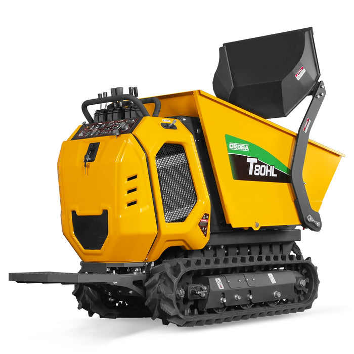 1100lb 420cc E-start Gas Engine Stand-ON Hydraulic Track Dumper Hydrau — view 18