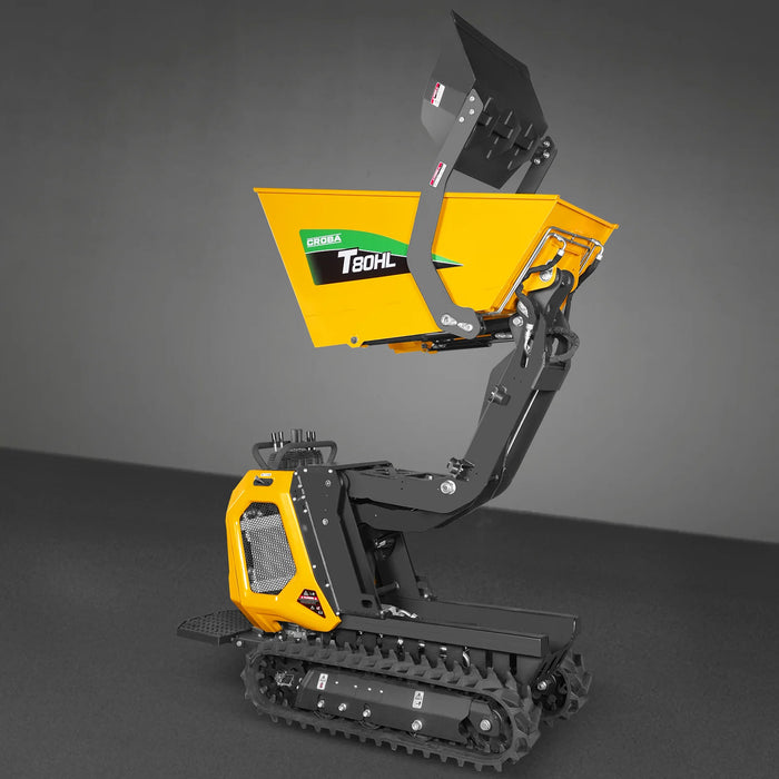1100lb 420cc E-start Gas Engine Stand-ON Hydraulic Track Dumper Hydrau — view 30