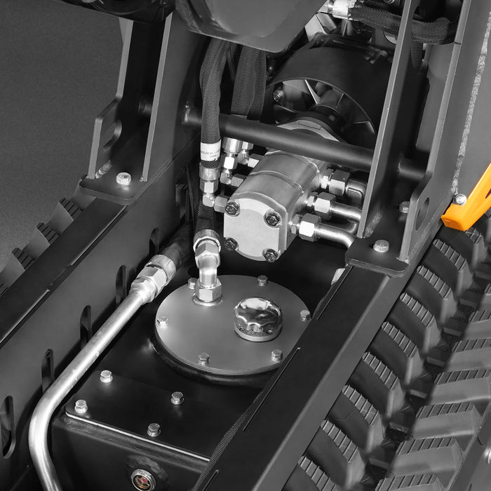 1100lb 420cc E-start Gas Engine Stand-ON Hydraulic Track Dumper Hydrau — view 6