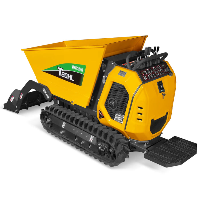 1100lb 420cc E-start Gas Engine Stand-ON Hydraulic Track Dumper Hydrau — view 19