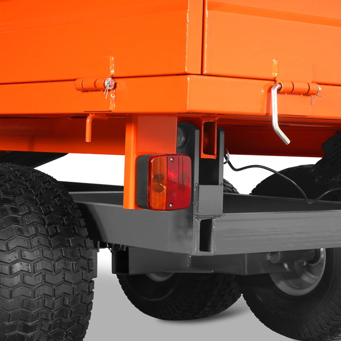 MechMaxx 2-Ton Capacity Heavy-Duty Dump Trailer,  DT4X8W — view 6