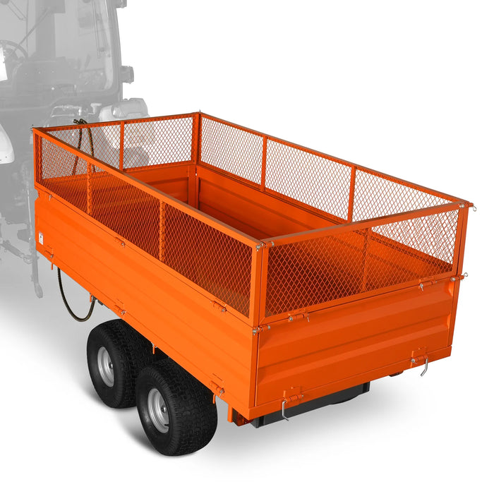 MechMaxx 2-Ton Capacity Heavy-Duty Dump Trailer,  DT4X8W — view 24