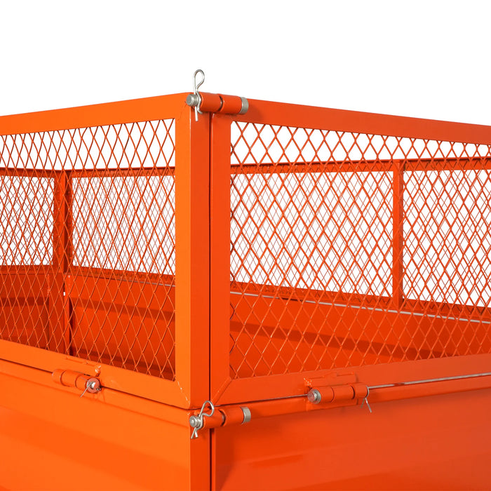 MechMaxx 2-Ton Capacity Heavy-Duty Dump Trailer,  DT4X8W — view 10
