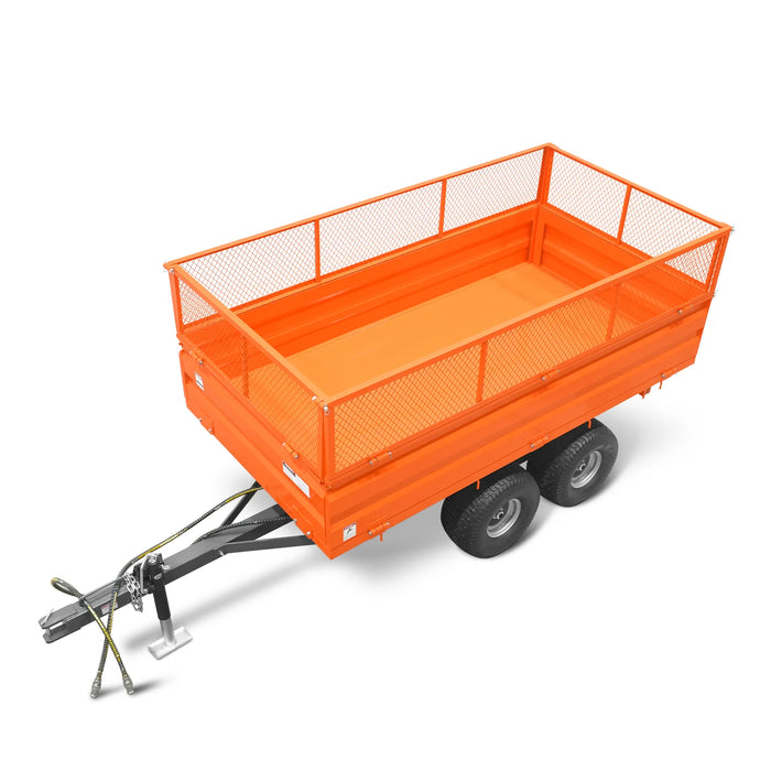 MechMaxx 2-Ton Capacity Heavy-Duty Dump Trailer,  DT4X8W — view 13