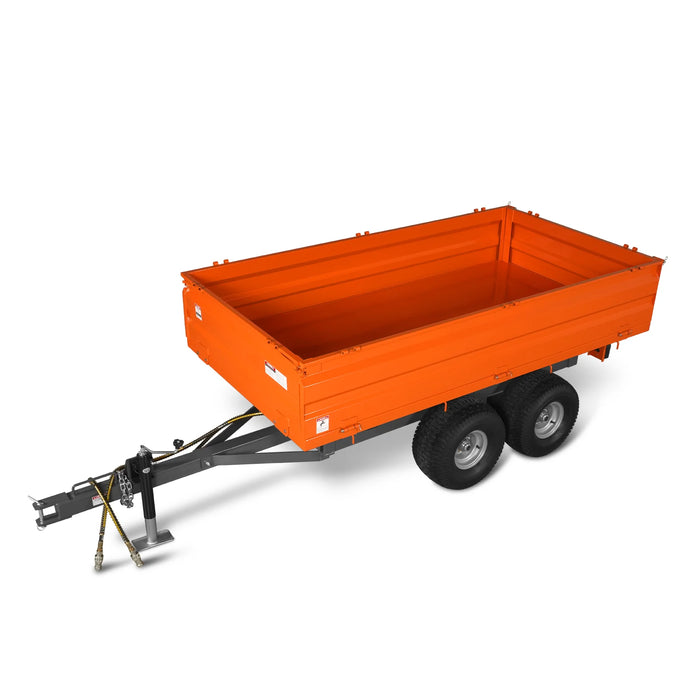 MechMaxx 2-Ton Capacity Heavy-Duty Dump Trailer,  DT4X8W — detail view