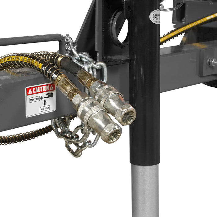 MechMaxx 2-Ton Capacity Heavy-Duty Dump Trailer,  DT4X8W — view 9