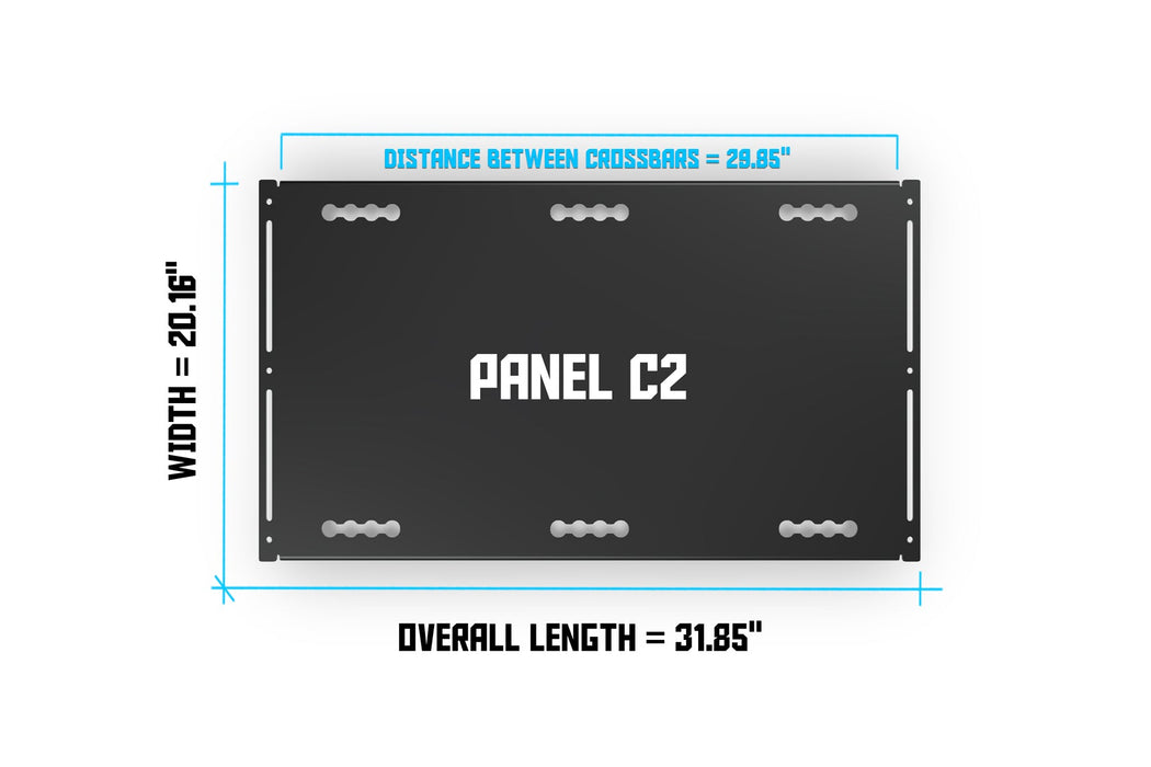Orion Van Gear Transit Roof Deck Panels 2.0 – Flush Hardware Outdoor Living - Dimensions