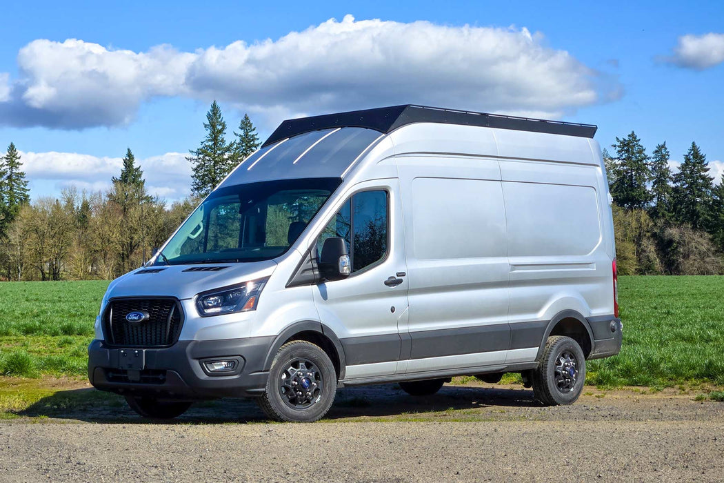 Orion Van Gear Ford Transit Stealth+ Roof Rack Vehicle Accessories - Lifestyle View
