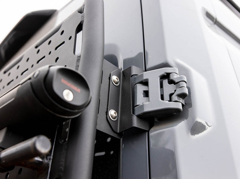 Flatline Van Co. 2015-2026 Ford Transit Van Rear Door Platform – installed on vehicle, image 11 of 15