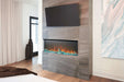 Napoleon Trivista Primis 50" 3 Sided Linear Electric Fireplace - NEFB50H-3SV - Installation View