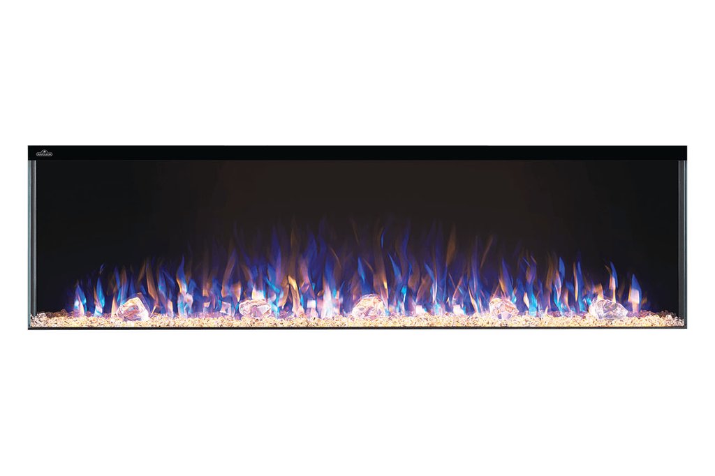 Napoleon Trivista Primis 60" 3 Sided Linear Electric Fireplace - NEFB60H-3SV - Detail View