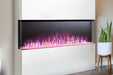 Napoleon Trivista Primis 50" 3 Sided Linear Electric Fireplace - NEFB50H-3SV - Dimensions