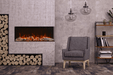 88" Electric Fireplace 88-TRV-XT-XL-LUMINA - angle view