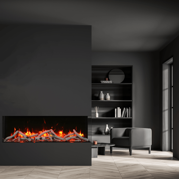 50" Electric Fireplace 50-TRV-SLIM-LUMINA - side view