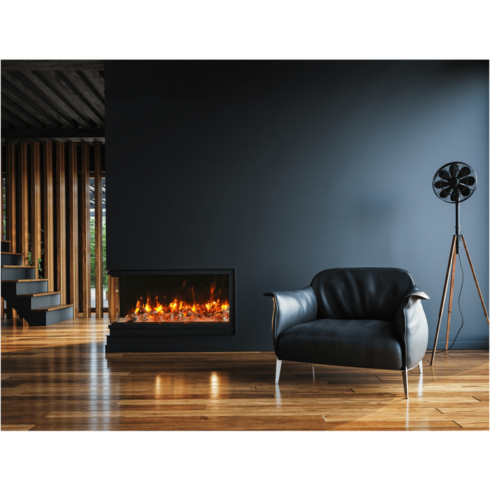 50" Electric Fireplace 50-TRV-SLIM-LUMINA - front view