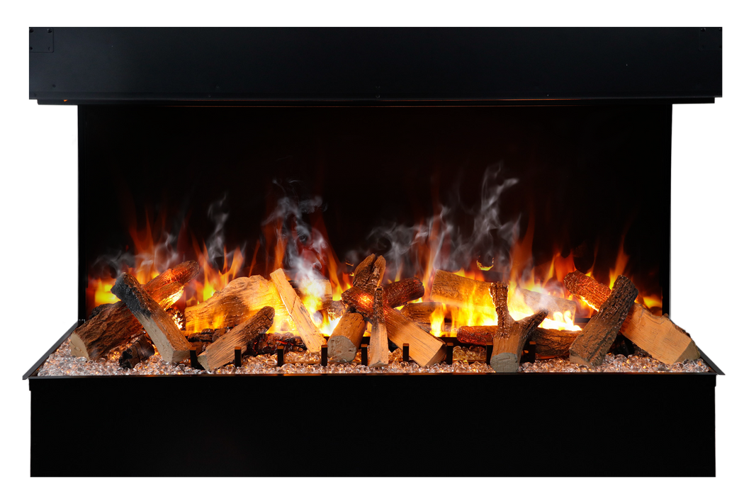 75" Electric Fireplace TRV-75-SIG - side view