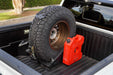 DV8 Offroad Truck Bed Universal Tire Carrier & Accessory Mount – installed on vehicle, image 3 of 19