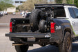 DV8 Offroad Truck Bed Universal Tire Carrier & Accessory Mount – installed on vehicle, image 12 of 19