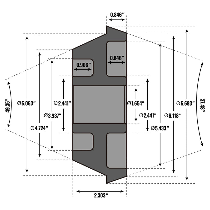 Truck Cone Kit for WB Wheel Balancer (for SKU: 200009, 200010)