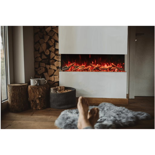 75" Electric Fireplace TRV-75-BESPOKE - front view