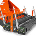 72" Heavy Duty Soil Pulverizer,  Double Spiked Roller,  25 Shanks,  Ca — dimensions diagram