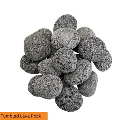 The Outdoor Greatroom Lava Rock Fire Pit - Side View