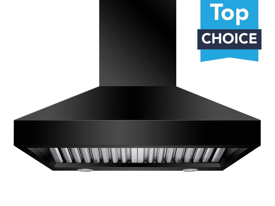 Victory Range Hoods 30 Inch Wall Mount Black Range Hood 750 CFM  - VICTORY Twister