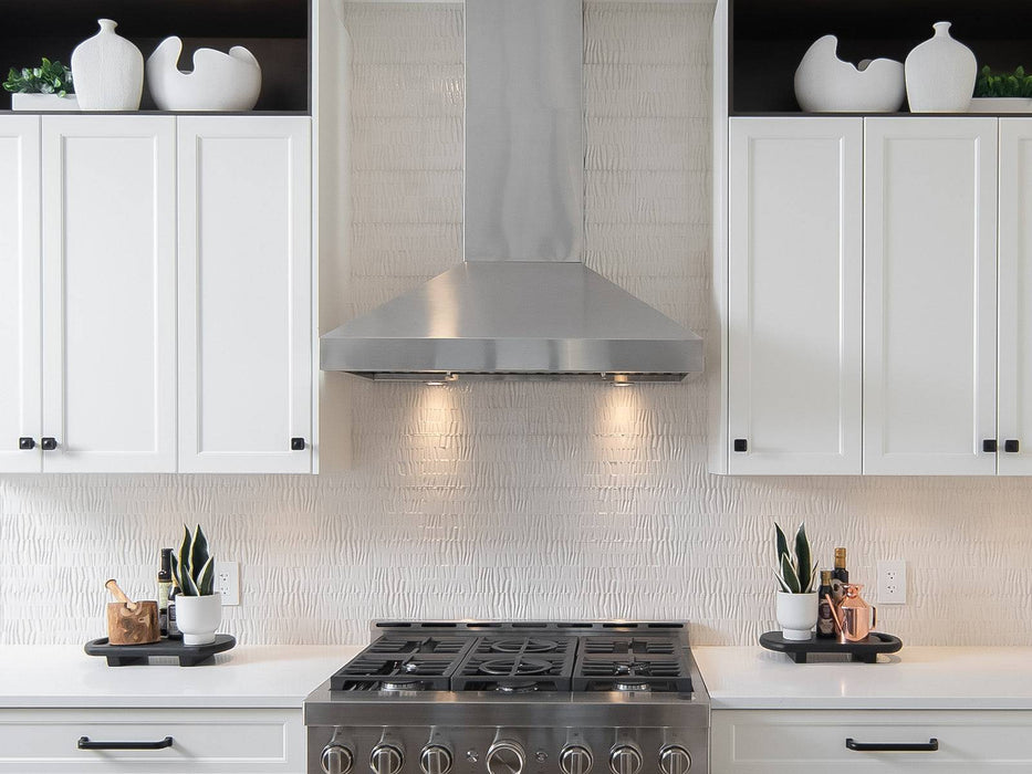 30 Inch Wall Mount Range Hood with 450/600 CFM Remote Blower - VICTORY Twister