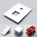 20'' or 24'' Ceiling-Mounted Chrome Rainfall Shower Faucet - alternate view