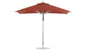 Ledge Lounger Premier Umbrella-8.5' Rec-Pulley — Silver Pole-Classic Ball Finial-Single Vent-STK-R104-Terracotta
