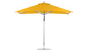 Ledge Lounger Premier Umbrella-8.5' Rec-Pulley — Silver Pole-Classic Ball Finial-Single Vent-STK-R554-Sunflower Yellow